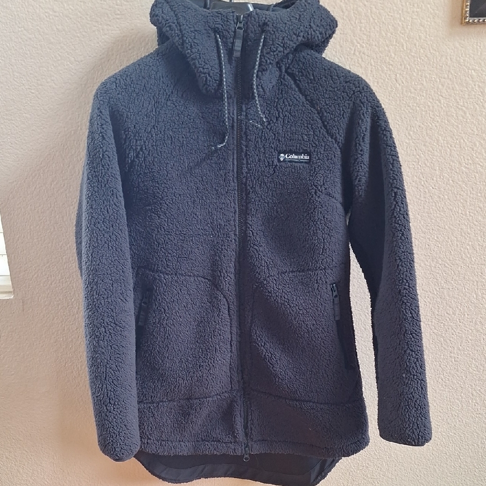 Columbia Womens CSC Sherpa Charcoal Fleece Hooded Jacket